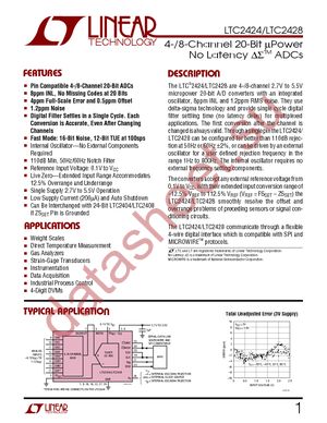 LTC2424CG datasheet  